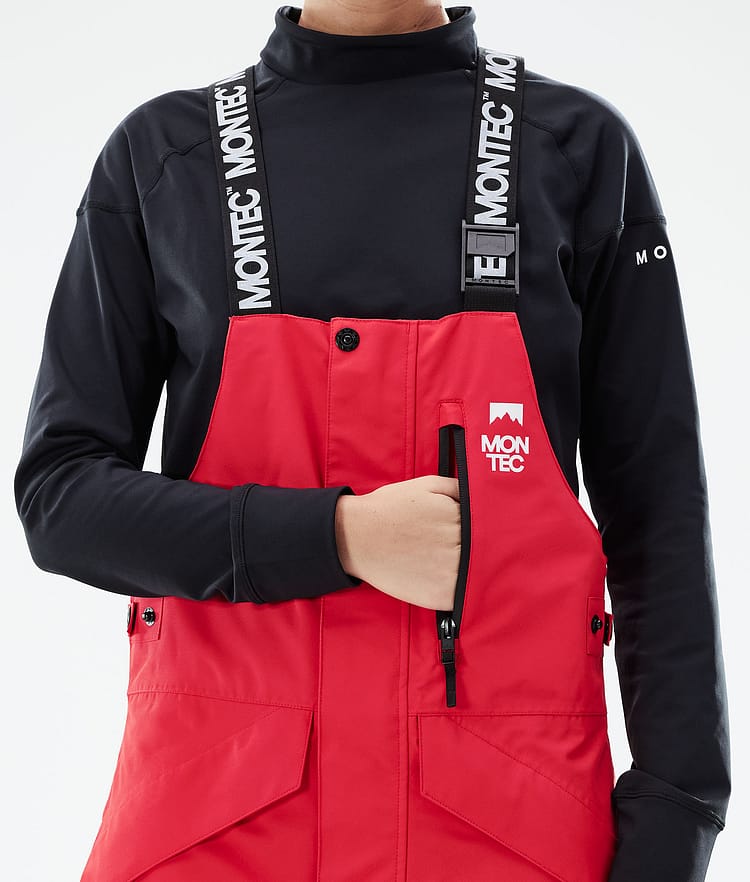 Montec Fawk W 21 Spodnie Snowboardowe Kobiety Red, Image 5 of 6