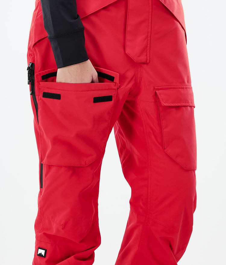Montec Fawk W 21 Spodnie Snowboardowe Kobiety Red, Image 6 of 6