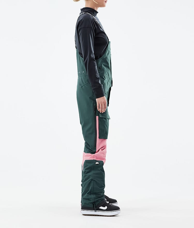 Montec Fawk W 21 Spodnie Snowboardowe Kobiety Dark Atlantic/Pink, Image 2 of 6
