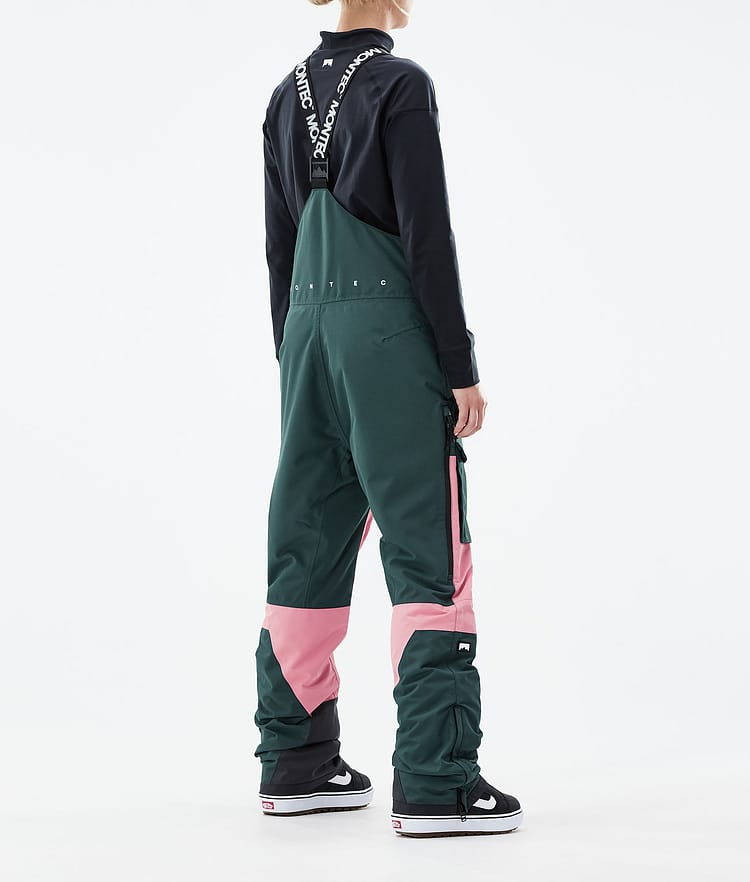 Montec Fawk W 21 Spodnie Snowboardowe Kobiety Dark Atlantic/Pink, Image 3 of 6