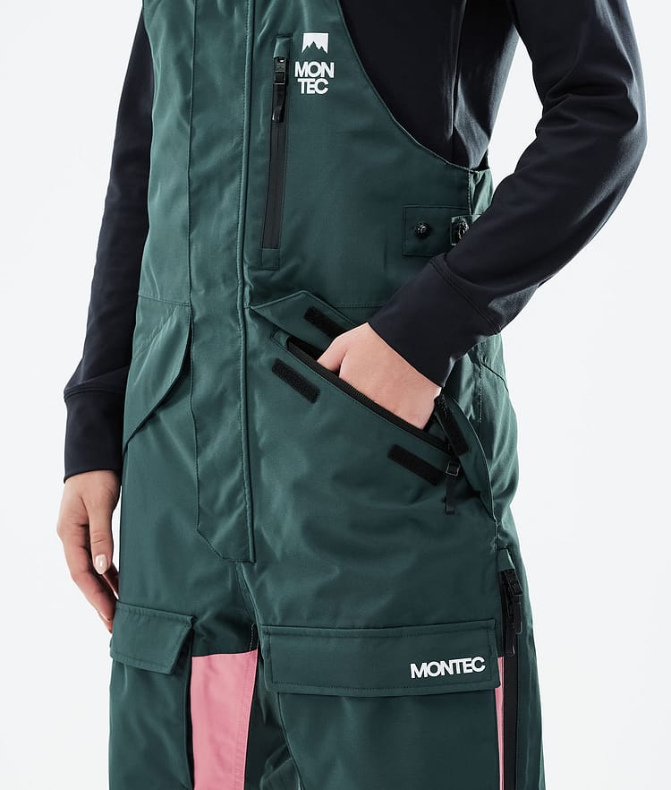 Montec Fawk W 21 Spodnie Snowboardowe Kobiety Dark Atlantic/Pink, Image 4 of 6