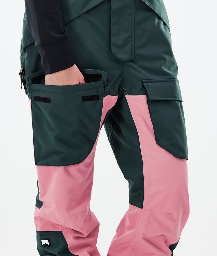 Montec Fawk W 21 Spodnie Snowboardowe Kobiety Dark Atlantic/Pink, Image 6 of 6