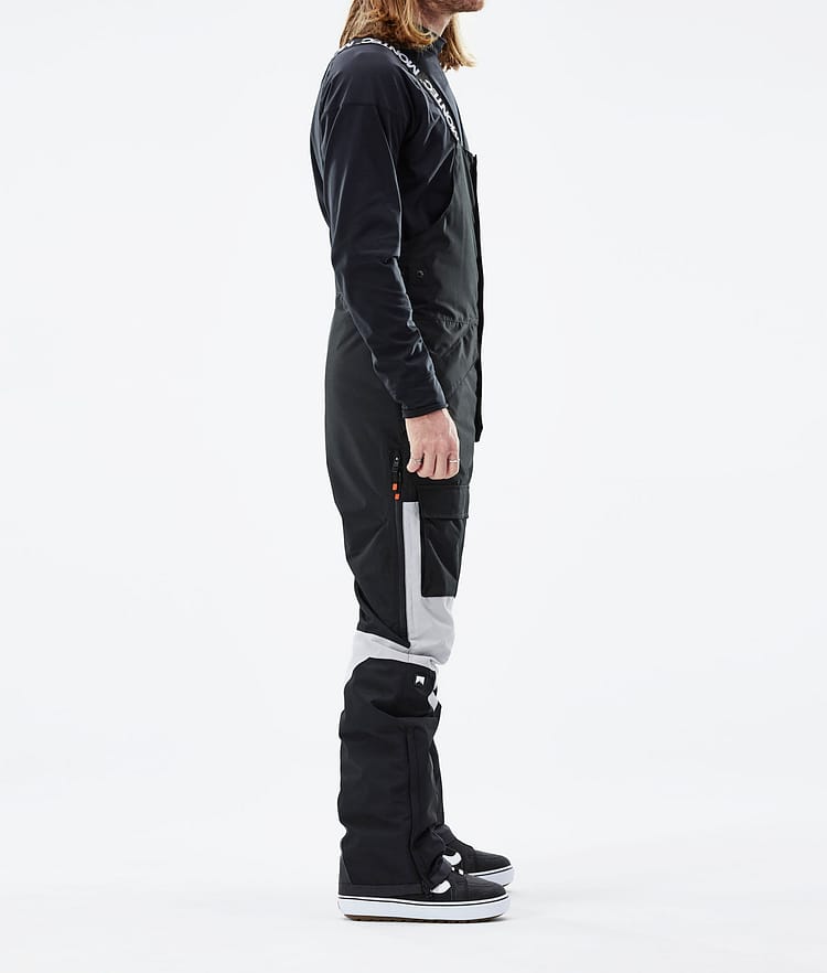Montec Fawk 21 Spodnie Snowboardowe Mężczyźni Black/Light Grey/Black, Image 2 of 6
