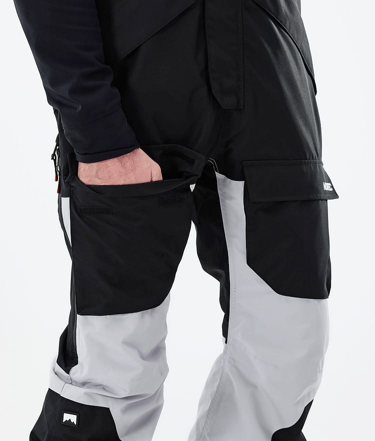 Montec Fawk 21 Spodnie Snowboardowe Mężczyźni Black/Light Grey/Black, Image 6 of 6