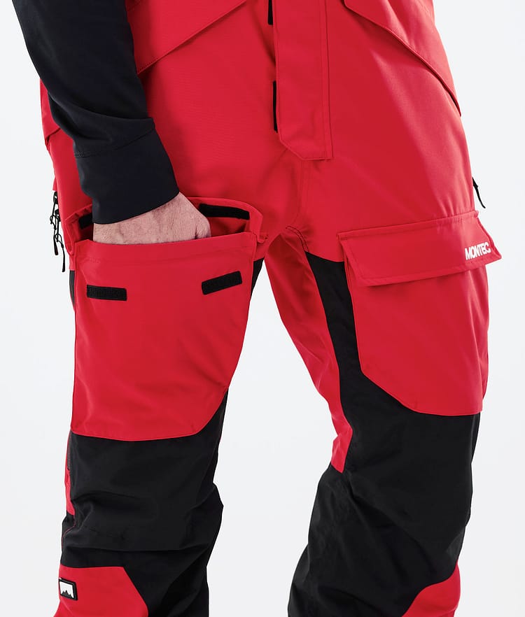 Montec Fawk 21 Pantalones Snowboard Hombre Red/Black, Image 6 of 6