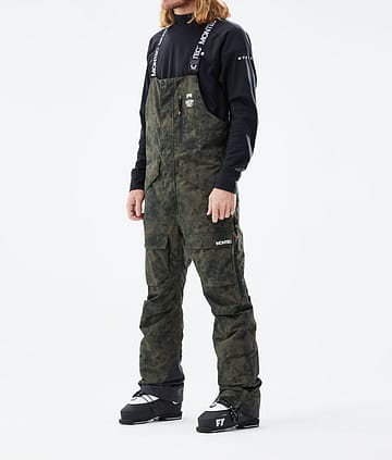 Fawk 21 Ski Pants Pánské Olive Green Tiedye