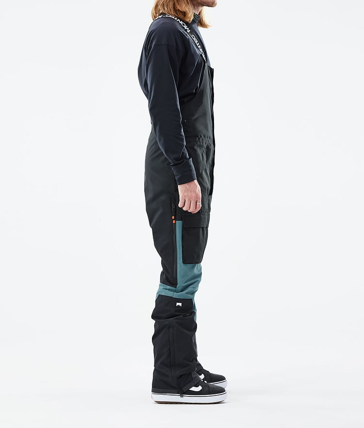 Montec Fawk 21 Spodnie Snowboardowe Mężczyźni Black/Atlantic, Image 2 of 6