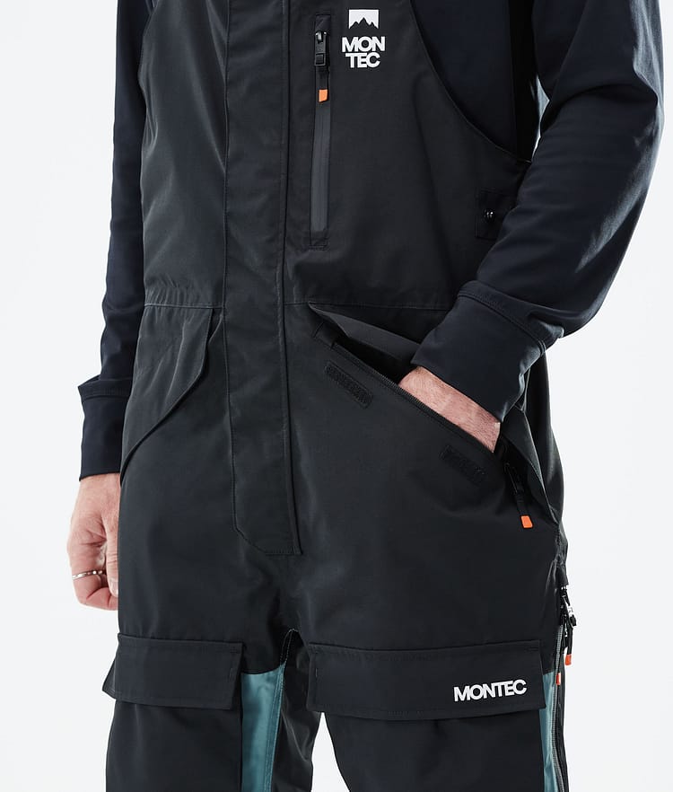 Montec Fawk 21 Spodnie Snowboardowe Mężczyźni Black/Atlantic, Image 4 of 6