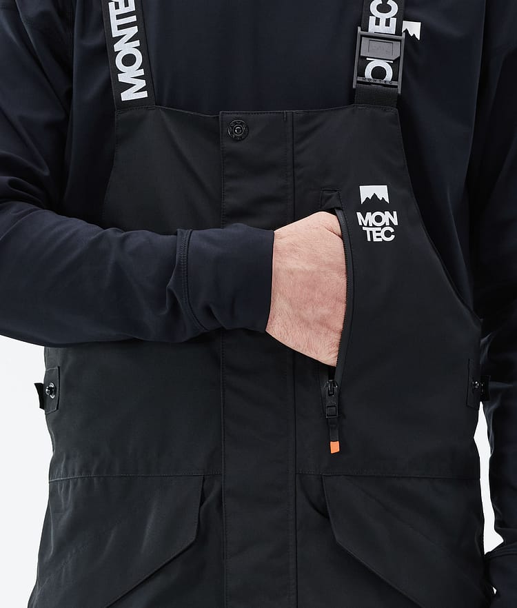 Montec Fawk 21 Spodnie Snowboardowe Mężczyźni Black/Atlantic, Image 5 of 6