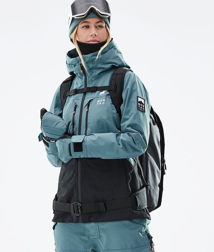 Montec Moss W 21 Kurtka Snowboardowa Kobiety Atlantic/Black, Image 2 of 12