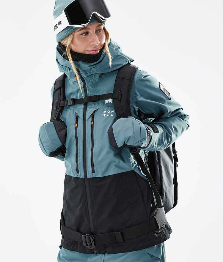 Montec Moss W 21 Kurtka Snowboardowa Kobiety Atlantic/Black, Image 3 of 12