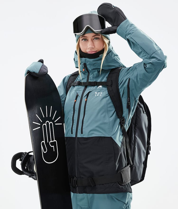 Montec Moss W 21 Kurtka Snowboardowa Kobiety Atlantic/Black, Image 4 of 12