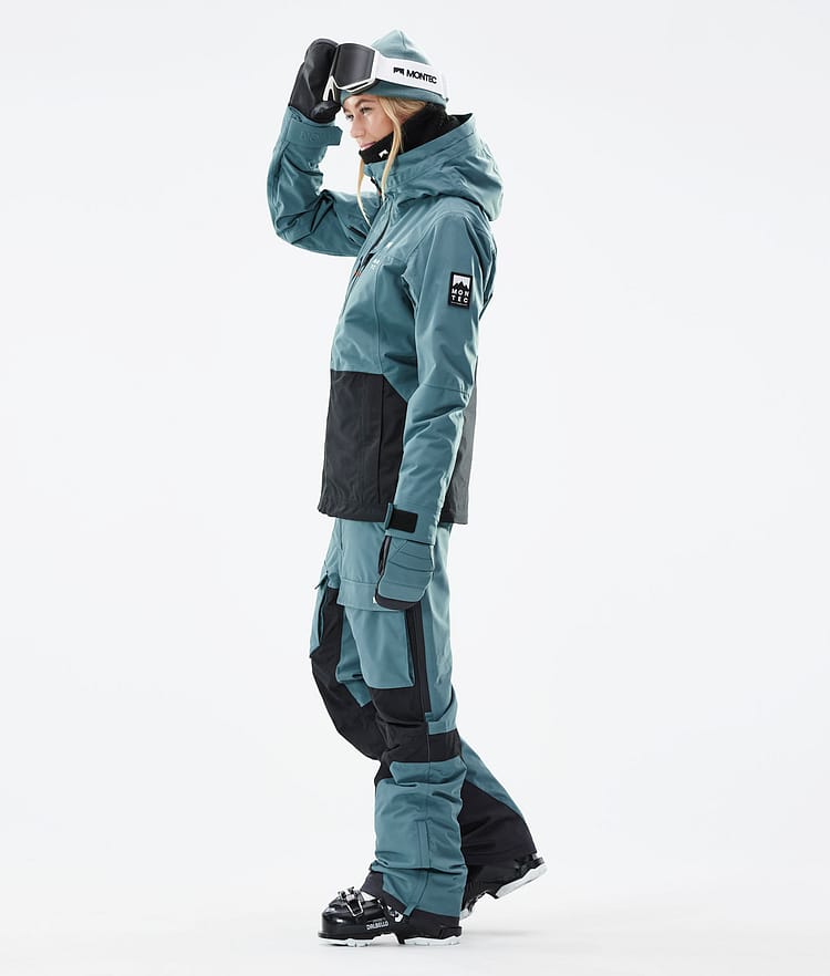 Moss W 21 Kurtka Narciarska Kobiety Atlantic/Black, Image 6 of 12