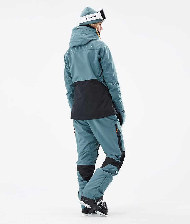 Moss W 21 Kurtka Narciarska Kobiety Atlantic/Black, Image 7 of 12