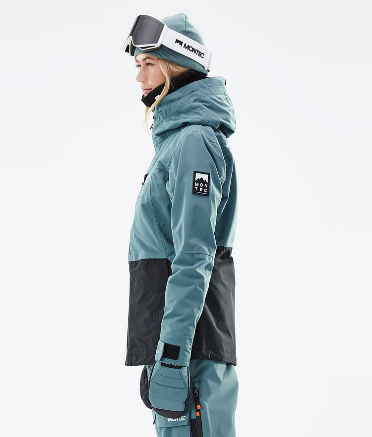 Moss W 21 Kurtka Narciarska Kobiety Atlantic/Black, Image 8 of 12
