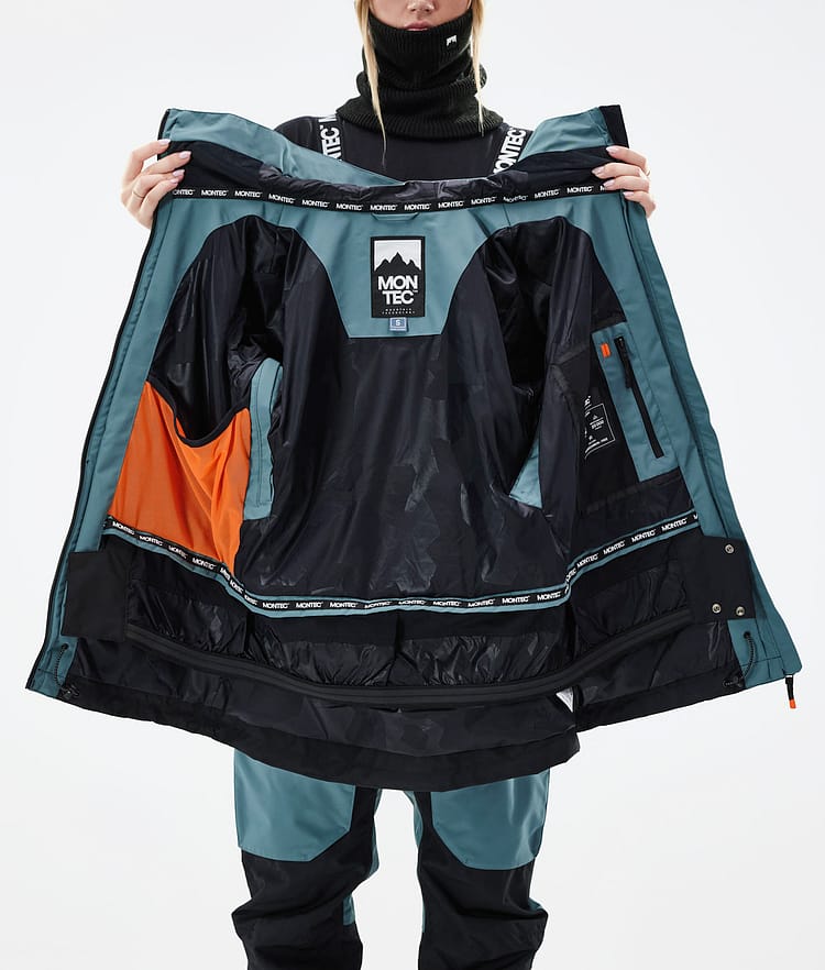 Moss W 21 Kurtka Narciarska Kobiety Atlantic/Black, Image 12 of 12