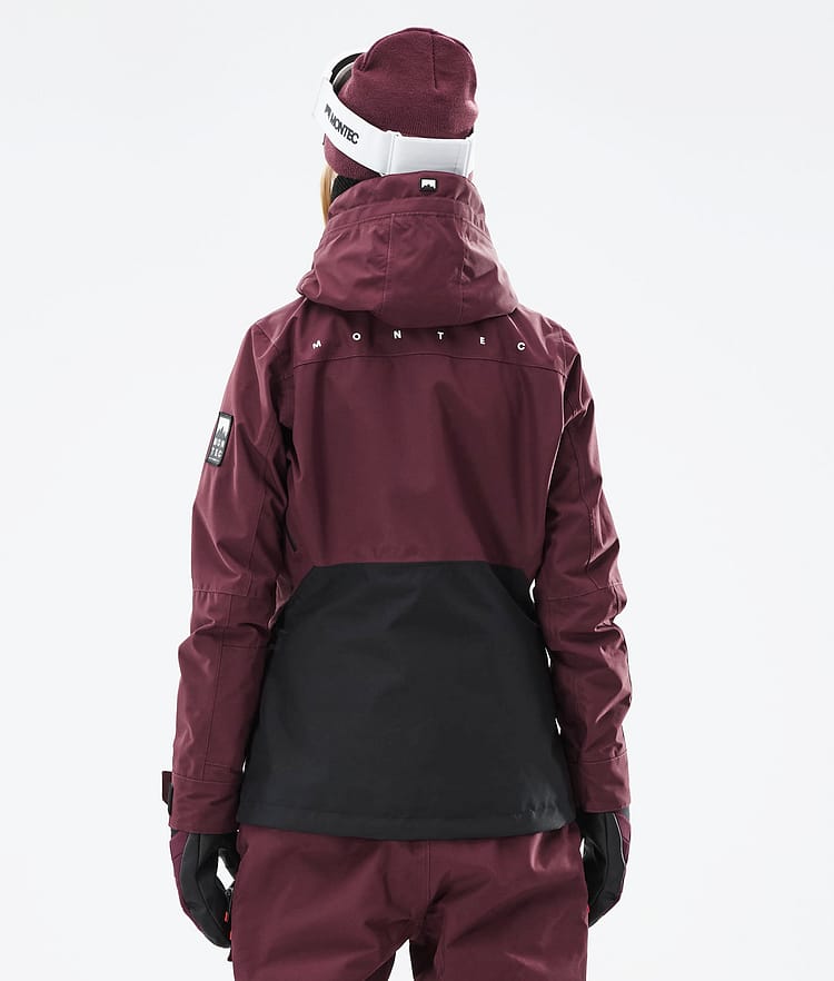 Moss W 21 Lyžařská Bunda Dámské Burgundy/Black, Image 10 of 13