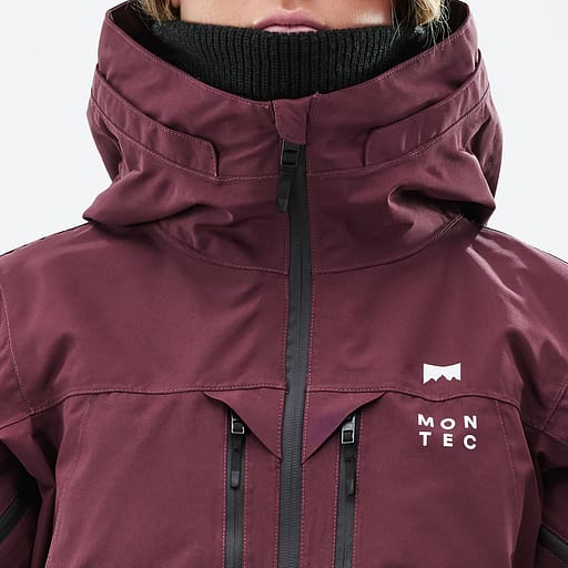 Přední zip s vnitřní klopou