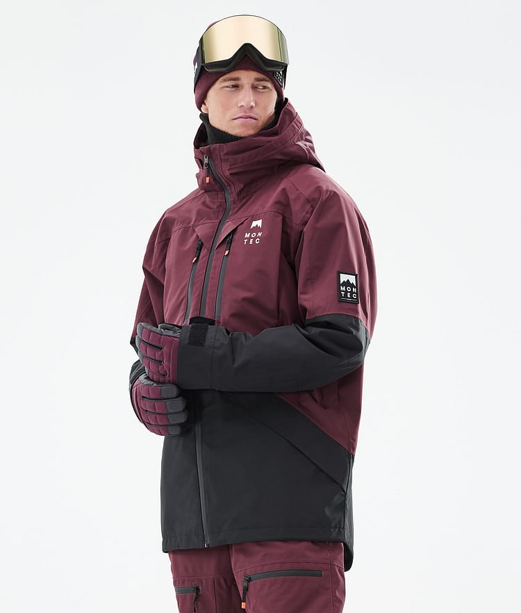 Moss 21 Kurtka Narciarska Mężczyźni Burgundy/Black, Image 2 of 13