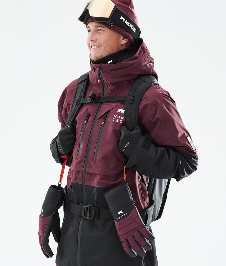 Montec Moss 21 Kurtka Snowboardowa Mężczyźni Burgundy/Black, Image 3 of 13