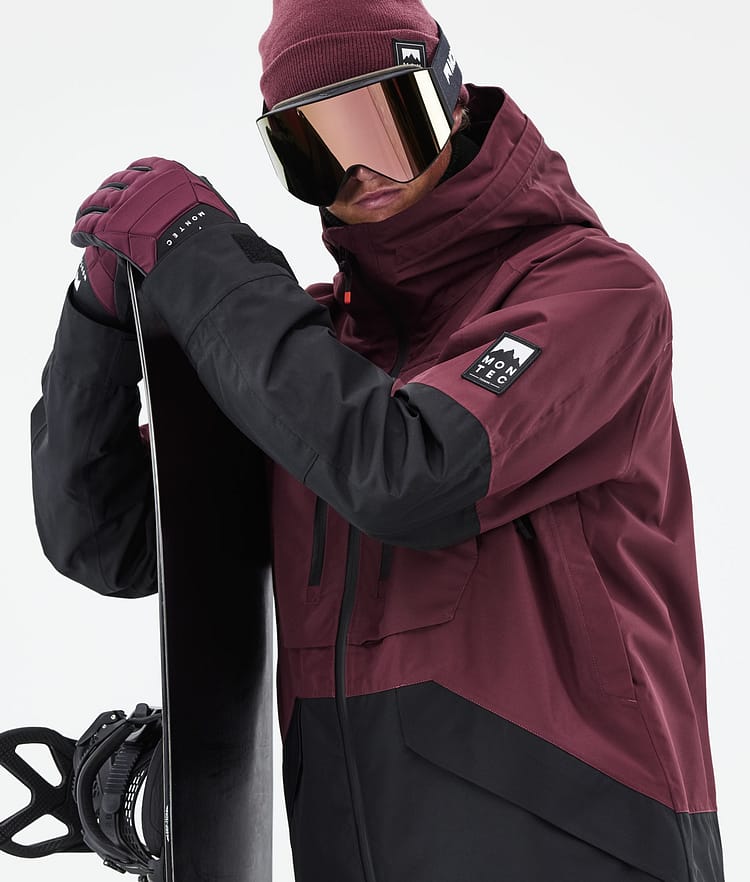 Montec Moss 21 Kurtka Snowboardowa Mężczyźni Burgundy/Black, Image 4 of 13
