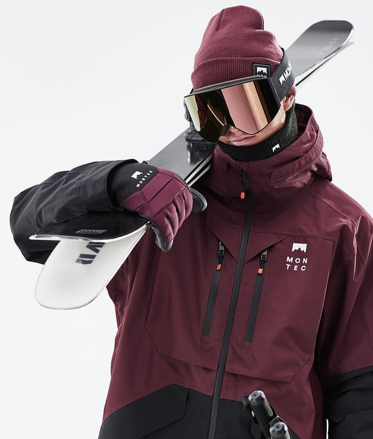 Moss 21 Kurtka Narciarska Mężczyźni Burgundy/Black, Image 4 of 13