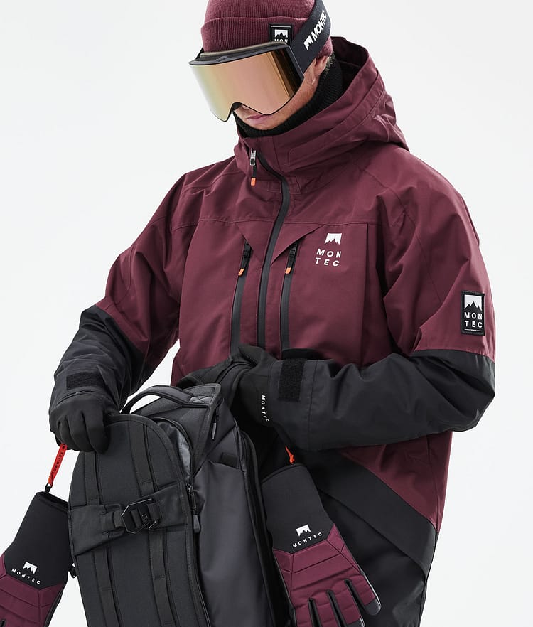 Moss 21 Kurtka Narciarska Mężczyźni Burgundy/Black, Image 5 of 13