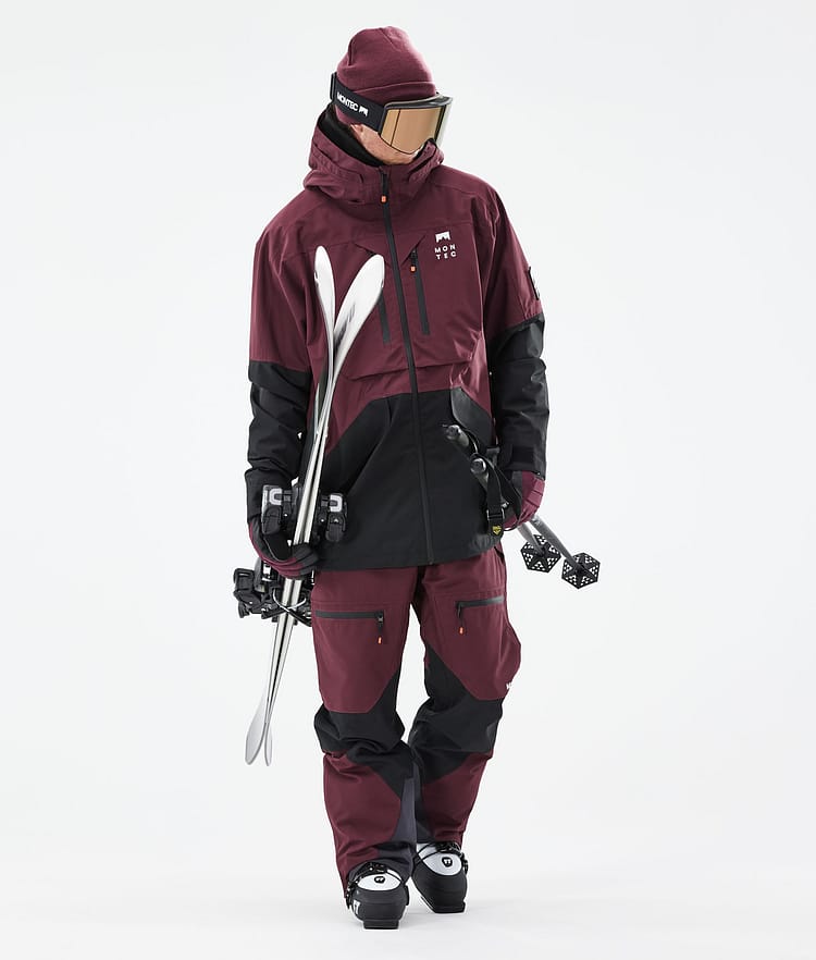 Moss 21 Kurtka Narciarska Mężczyźni Burgundy/Black, Image 6 of 13