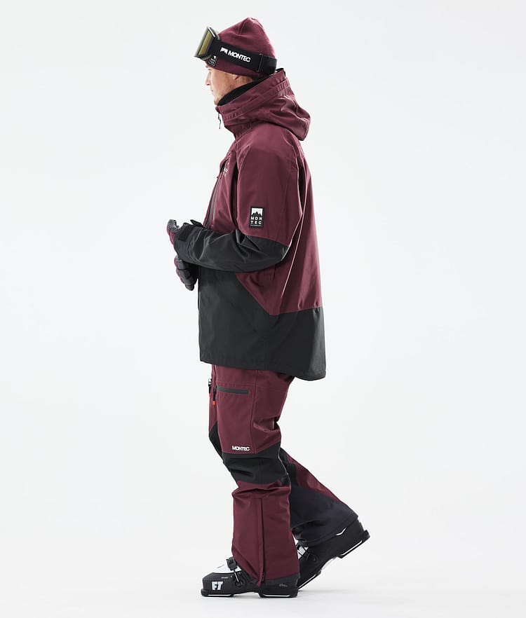 Moss 21 Kurtka Narciarska Mężczyźni Burgundy/Black, Image 7 of 13