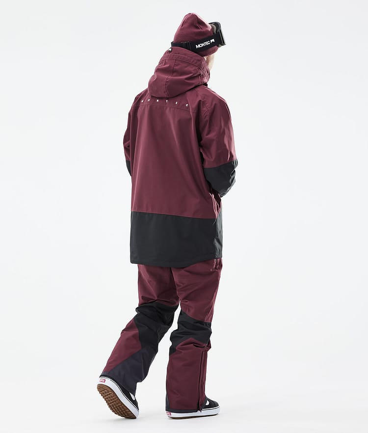 Montec Moss 21 Kurtka Snowboardowa Mężczyźni Burgundy/Black, Image 8 of 13