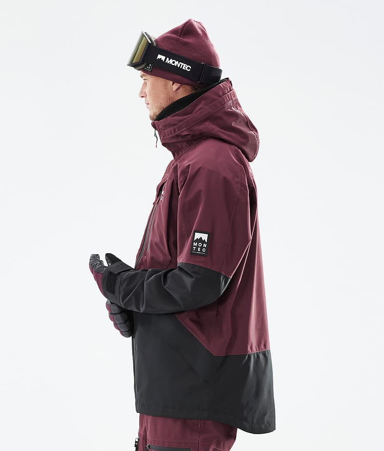 Moss 21 Kurtka Narciarska Mężczyźni Burgundy/Black, Image 9 of 13