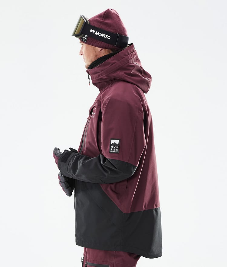 Montec Moss 21 Kurtka Snowboardowa Mężczyźni Burgundy/Black, Image 9 of 13