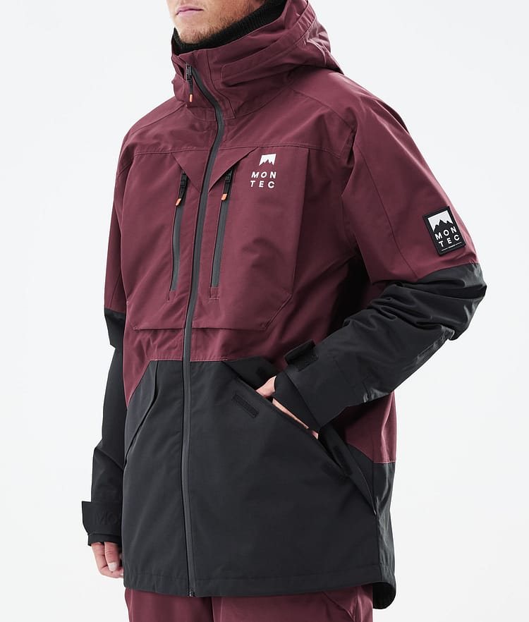 Montec Moss 21 Kurtka Snowboardowa Mężczyźni Burgundy/Black, Image 11 of 13