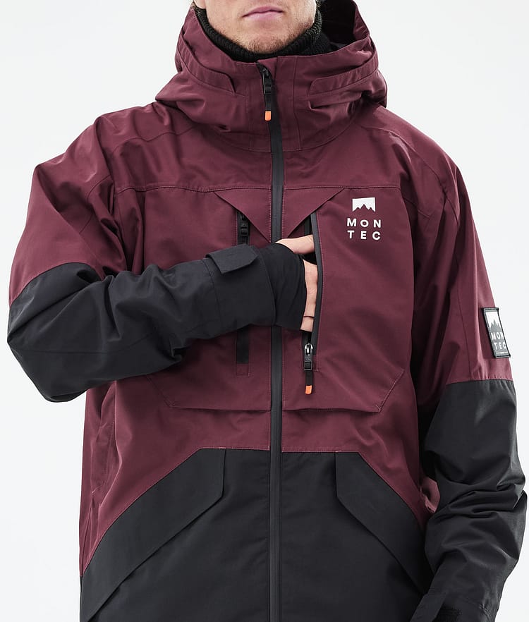 Moss 21 Kurtka Narciarska Mężczyźni Burgundy/Black, Image 12 of 13