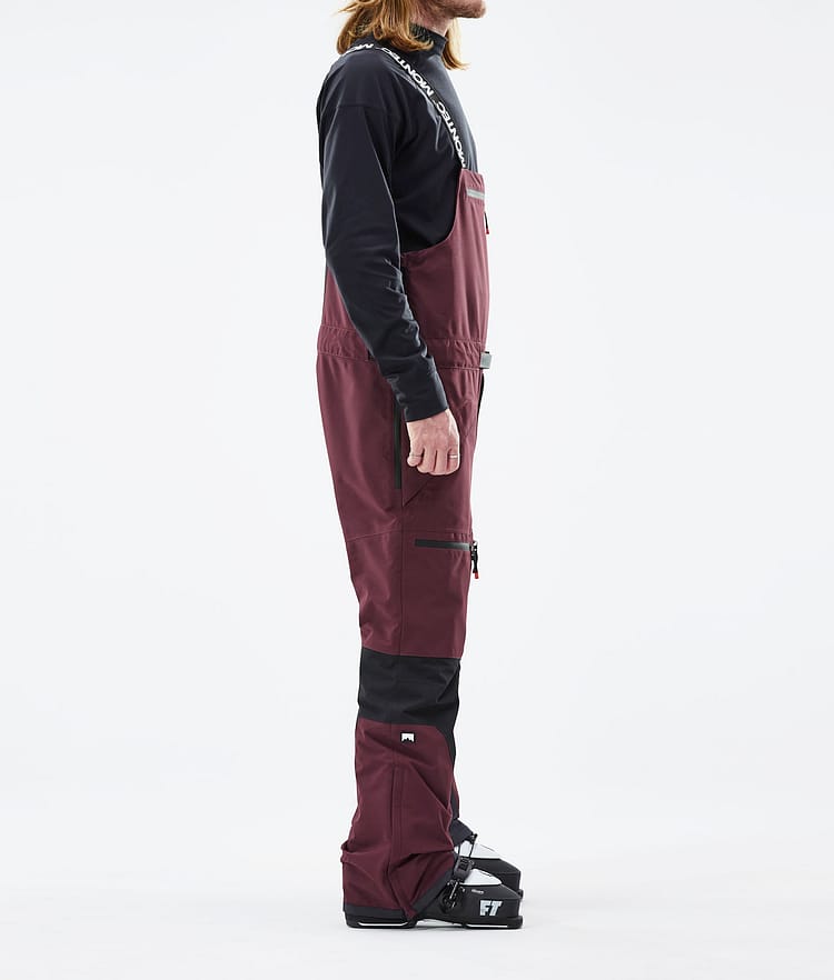 Moss 21 Lyžařské Kalhoty Pánské Burgundy/Black, Image 2 of 6