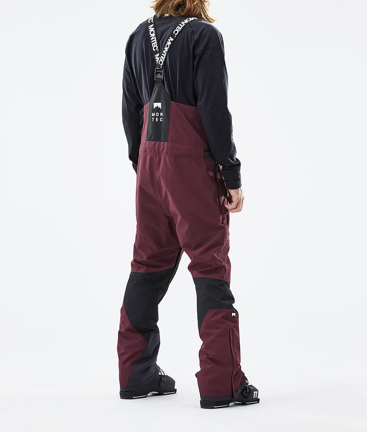 Moss 21 Lyžařské Kalhoty Pánské Burgundy/Black, Image 3 of 6
