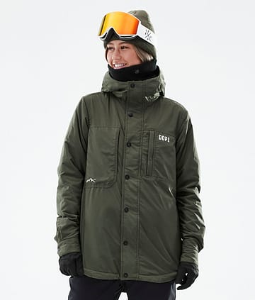 Dope Insulated W Midlayer Jacket Olive Green