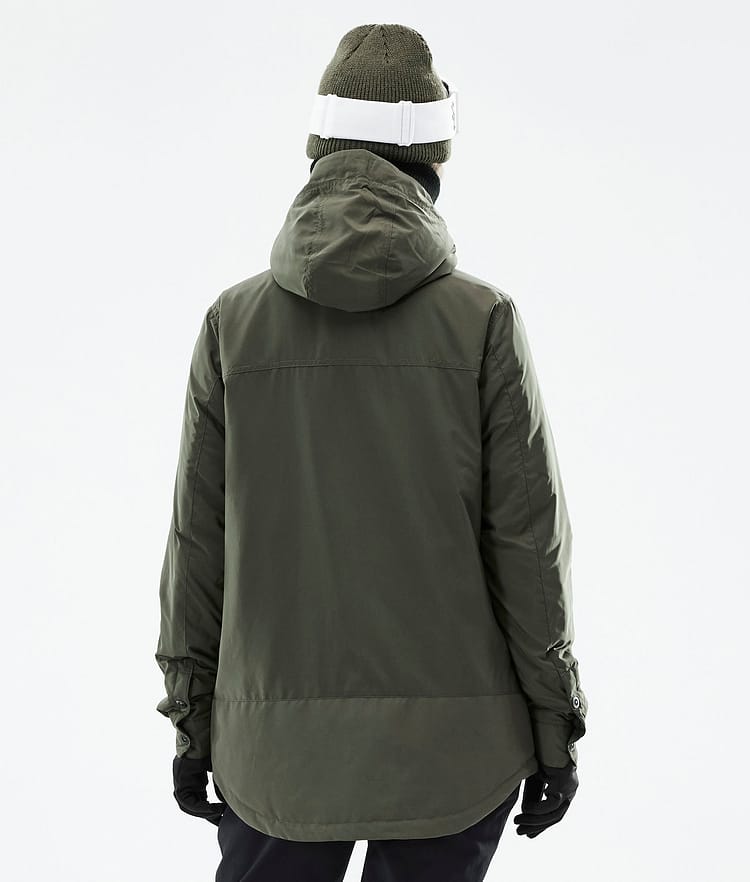 Dope Insulated W Chaqueta Capa Intermedia Mujer Olive Green, Image 8 of 12