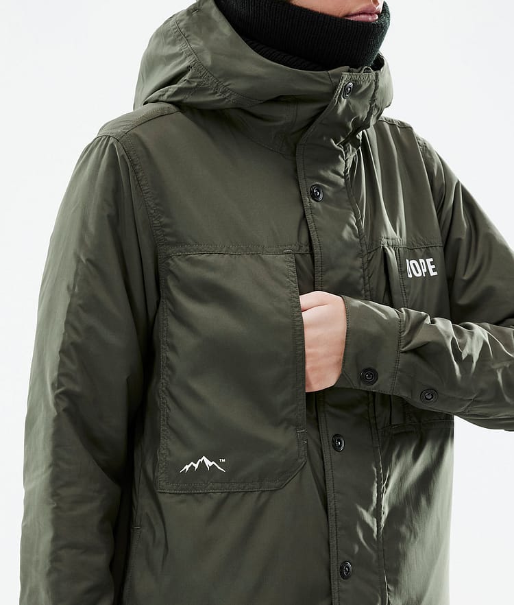 Dope Insulated W Chaqueta Capa Intermedia Mujer Olive Green, Image 11 of 12