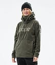 Dope Cozy II W 21 Polar con Capucha Mujer Olive Green