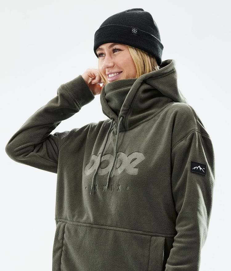 Dope Cozy II W 21 Polar con Capucha Mujer Olive Green, Image 2 of 6
