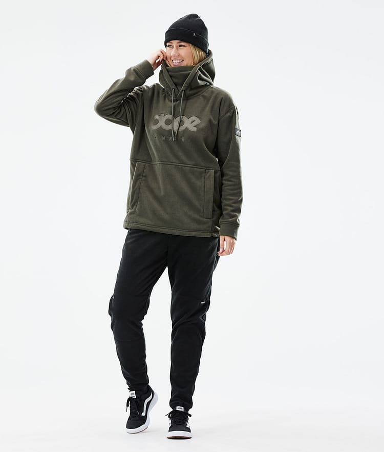 Dope Cozy II W 21 Polar con Capucha Mujer Olive Green, Image 4 of 6