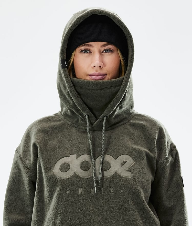 Dope Cozy II W 21 Polar con Capucha Mujer Olive Green, Image 6 of 6