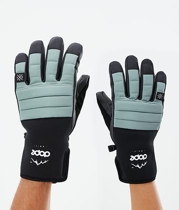 Dope Ace 21 Ski Gloves Faded Green
