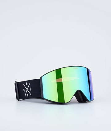 Dope Sight 21 Ski Goggles Black/Green Mirror