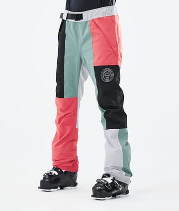 Dope Blizzard LE W Ski Pants Patchwork Coral