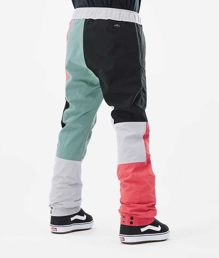 Dope Blizzard LE W Pantalones Snowboard Mujer Limited Edition Patchwork Coral, Image 3 of 4