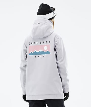 Dope Yeti W 21 Snowboard Jacket Light Grey Renewed