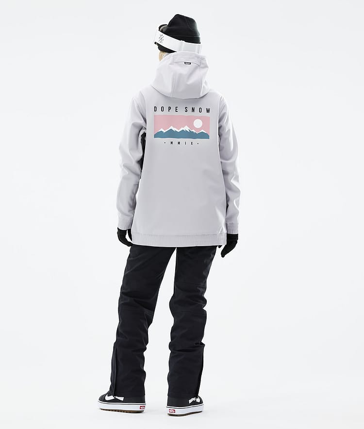 Dope Yeti W 21 Kurtka Snowboardowa Kobiety Range Light Grey Renewed, Image 5 of 8