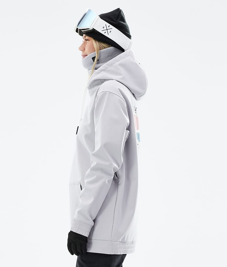 Dope Yeti W 21 Kurtka Snowboardowa Kobiety Range Light Grey Renewed, Image 7 of 8